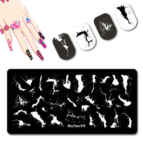 2022 New Pattern Nail Stamping Plates Graffiti Art