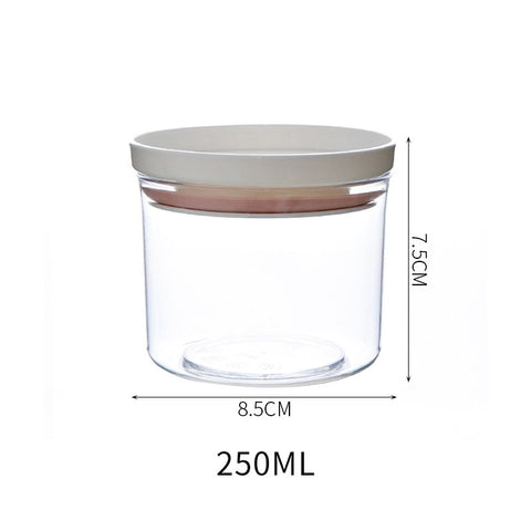 2 Different Color Sealed Ring Bottles Kitchen Storage Box