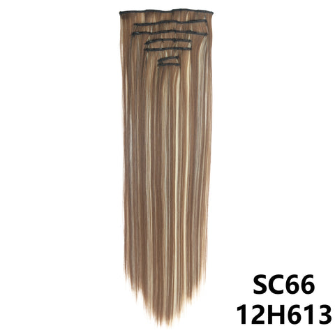New Long Straight Natural 16 Clip