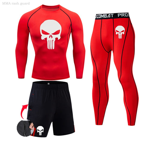 Men Running Fitness Sports Suits