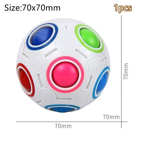New Rainbow Ball Mini Squeeze Toy