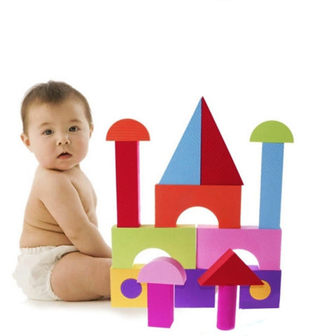 Safe Building Blocks Chunks Baby Toy