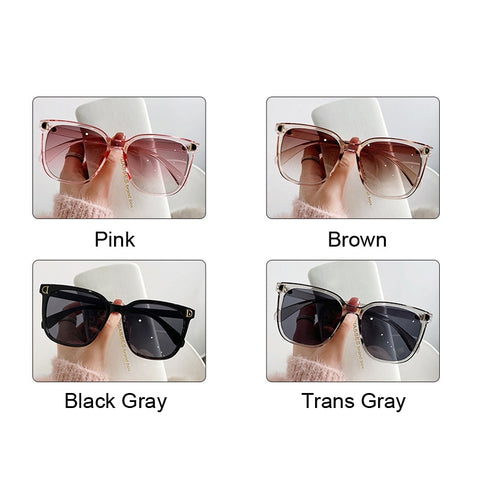 Woman Brand Designer Vintage Square Sun Glasses