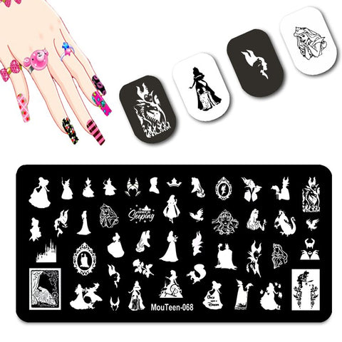 2022 New Pattern Nail Stamping Plates Graffiti Art
