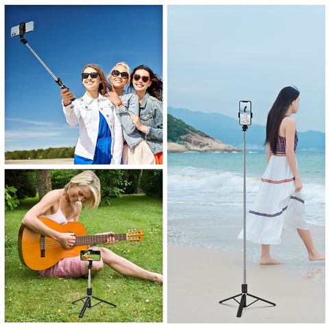 1.67M Long Extended Bluetooth Selfie Stick