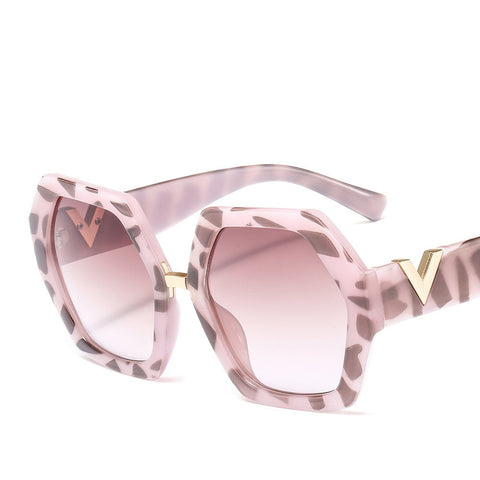New Fashion Women Irregular Oversized Sunglasses
