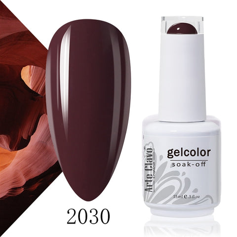 15ml Rose Red Color Series Gel Nail Polish