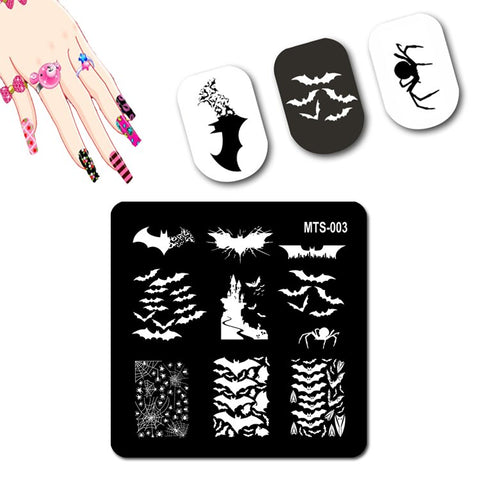 2022 New Pattern Nail Stamping Plates Graffiti Art