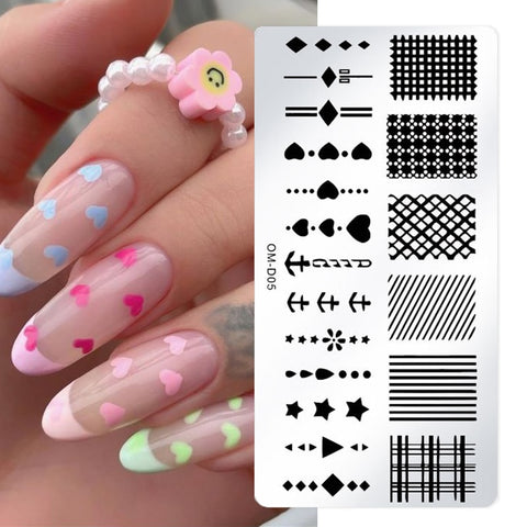 New Nails Art Stencil Stamp Tools