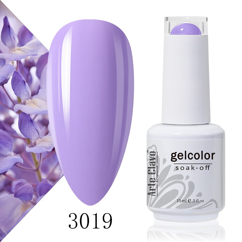 15ml Rose Red Color Series Gel Nail Polish