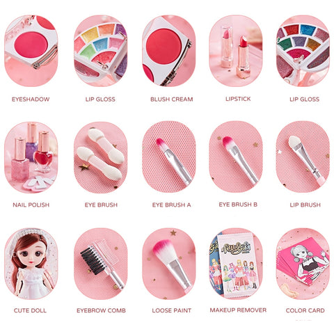 Baby Pretend Play Nail Polish Lipstick Accessories