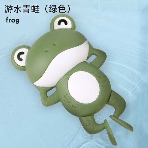 Baby Cute Frogs Clockwork Bath Toy