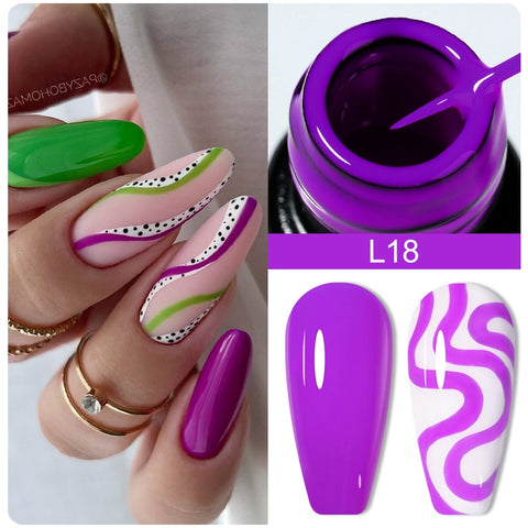 5ml Metallic Painting Liner Gel Polish
