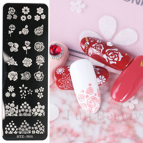 New Nail Charm Mold Stencil Tools