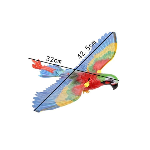Cat Electric Parrot Silent Hanging Line Flying Bird Toy