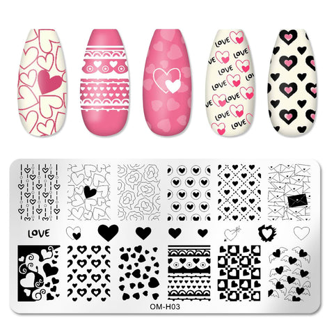 New Lace Flowers Nail Stamping Plates