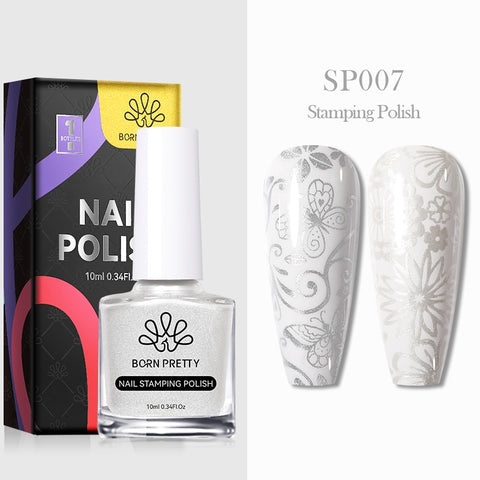 10ml 25 Colors Nail Stamping Polish