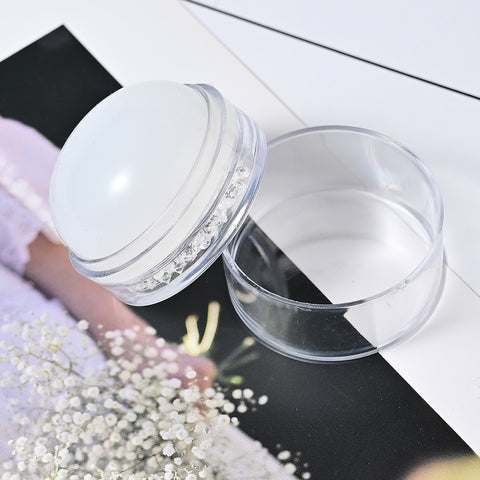 4cm(1 Set) Round Jelly Transfer Painting Stamper