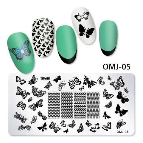 New Nails Art Stencil Stamp Tools