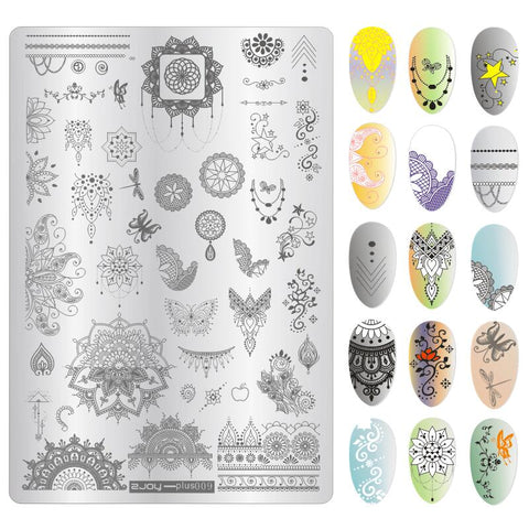 9.5X14.5cm Big Size Nail Stamping Plates