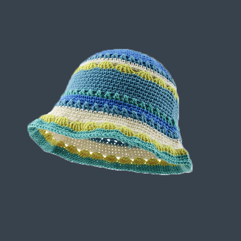 2023 Flower Crochet Bucket Hat