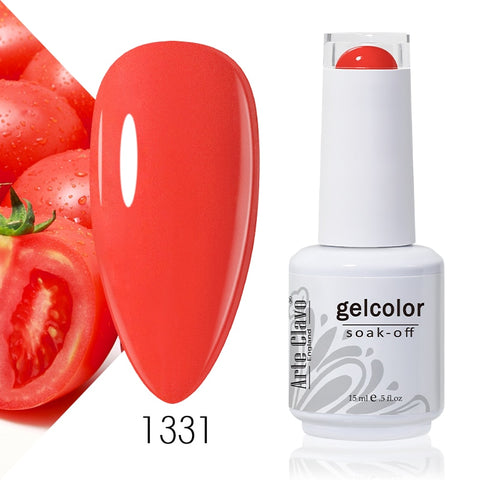 15ml Rose Red Color Series Gel Nail Polish