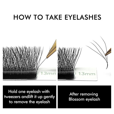 New W-Shaped 4D 5D Volume Eyelash