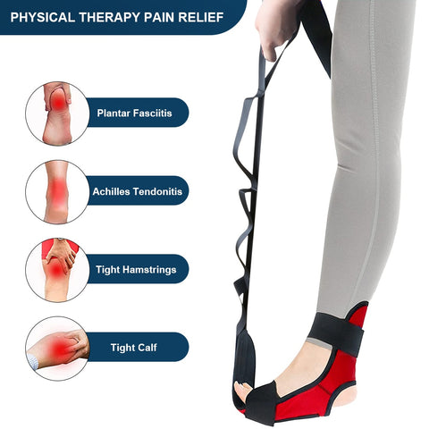 Yoga Leg Ankle Brace Support Training Stretching Belt