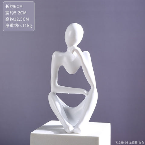 New Resin Statues Floating Coffee Cup Art