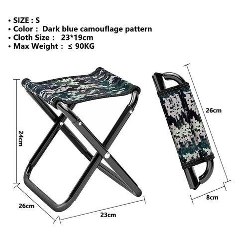 Outdoor Aluminum Foldable Fishing Chair