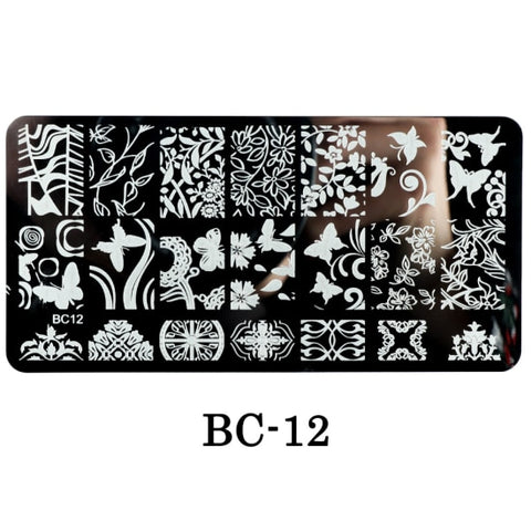 New Lace Flowers Nail Stamping Plates