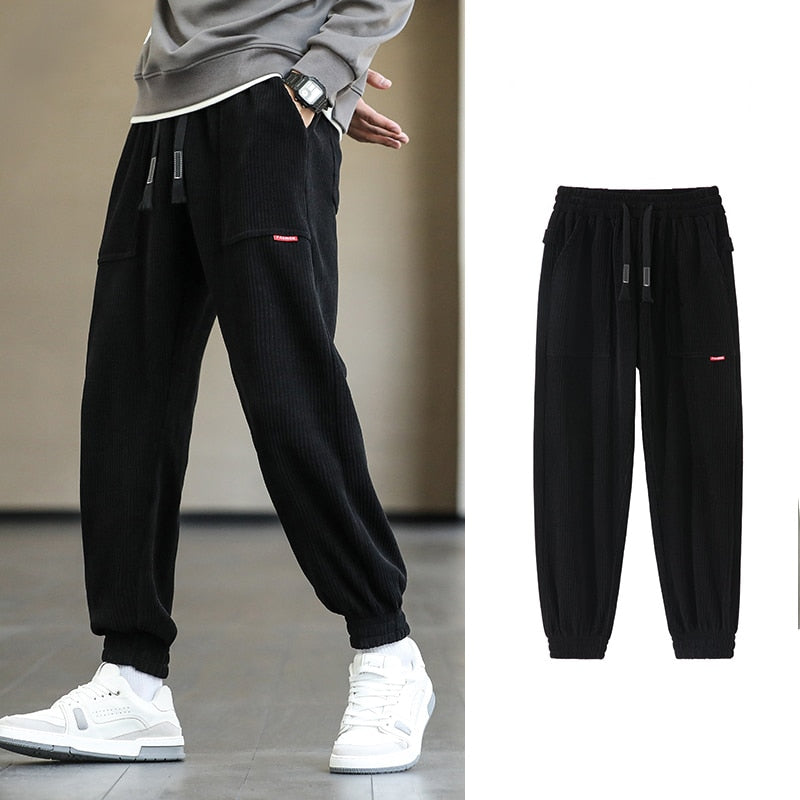 2022 New Autumn Winter Corduroy Sweatpants