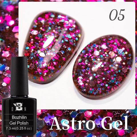 New Chameleon Flake Gel Nail Polish