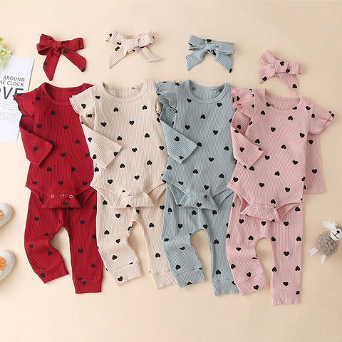 Newborn Infant Autumn 3Pcs Set