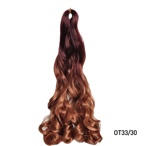 New French Curls Braiding Hair