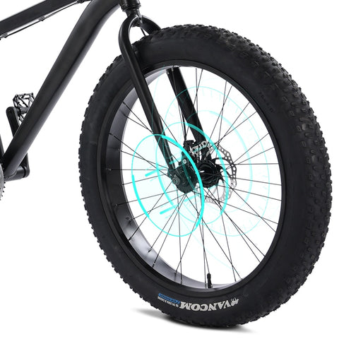 26*4.0 Inch 24 Speed Aluminum Alloy Mountain Bicycle