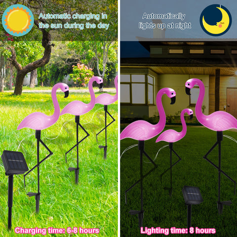 Solar Flamingo Lawn Light Garden Light Outdoor Waterproof