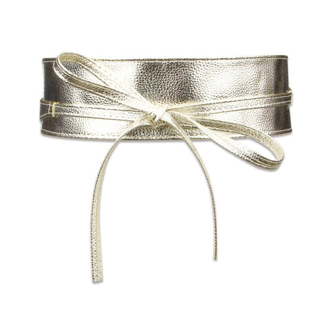 Women Dress Leather Bowknot Wide Belts