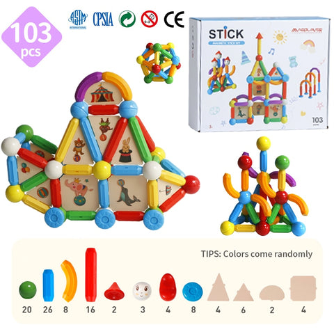 Baby Magnetic Building Blocks Game Toy