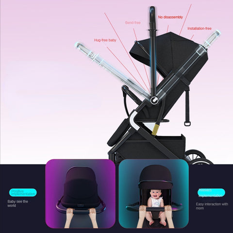 High Landscape Shock absorption Baby Stroller