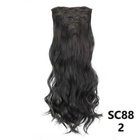 New Long Straight Natural 16 Clip