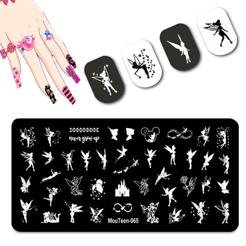 2022 New Pattern Nail Stamping Plates Graffiti Art