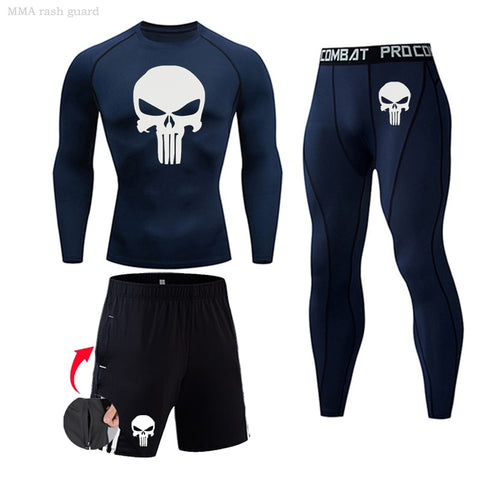 Men Running Fitness Sports Suits