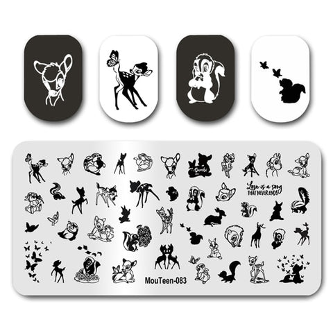 New Nail Plates Stamp King Manicure Set