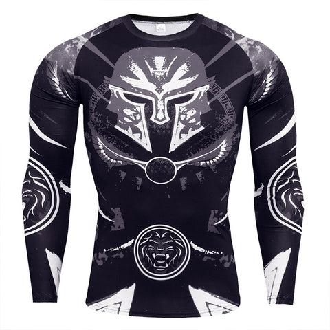 Men Long Sleeve Gym T-shirts