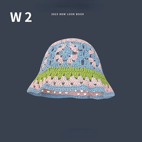 2023 Flower Crochet Bucket Hat