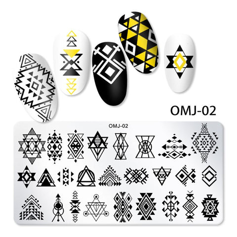 New Nails Art Stencil Stamp Tools