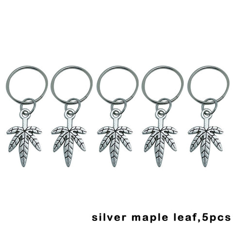 5-50Pcs/lot Mix Color Charms Hair Braid