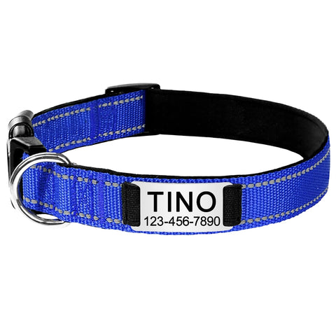 New Adjustable Reflective Nylon Dog Collars