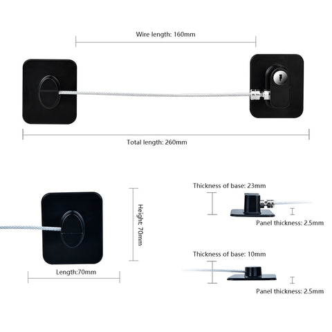 Child Safety Cabinet Refrigerator Door Lock